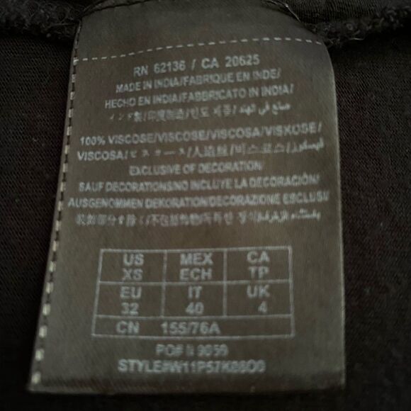 GUESS Black Sequin Racerback Top XS – Glam Night Out Statement Piece - Picture 9 of 10